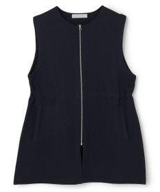 UNFILO BEAUTY FORM KNIT ZIPジレ