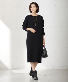 J.PRESS LADIES 【洗える】VIS/PE MILANO ニット ワンピース