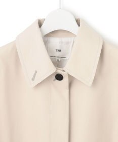 23区 コットンポリエステルギャバジン ステンカラーコート