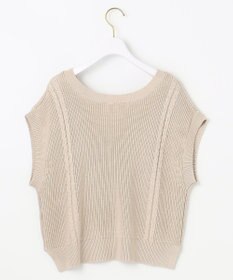 ANY SIS 【前後着用可】スムースタッチ2WAYニット ベスト