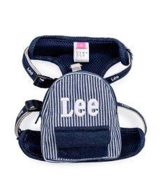 PET PARADISE Lee ヒッコリー ロゴ リュック付きハーネス ＳＳ 小型犬