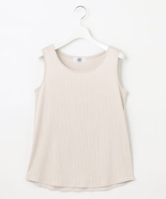 J.PRESS LADIES コットンリブ ノースリーブ カットソー