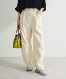 Green Parks ウエストタックコクーンデニムパンツ