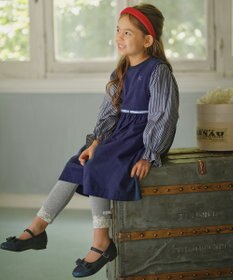 組曲 KIDS 【110-140cm】シェイプドカット ワンピース