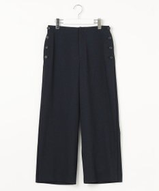 J.PRESS LADIES S 【洗える】LANTECシャークスキン セミワイド パンツ