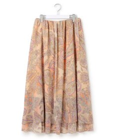 23区 S 【洗える】Erica クレープペイズリープリント スカート