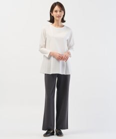 J.PRESS LADIES S 2way thermo サキソニー ストレート パンツ