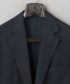 GOTAIRIKU 圧倒的清涼感・８つの夏機能【接触冷感/通気性/軽量/撥水…等】クールドッツ セットアップジャケット_ヘリンボーンプリント（25年モデル）