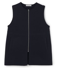 UNFILO BEAUTY FORM KNIT ZIPジレ