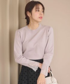 Feroux レースコンビ ニット