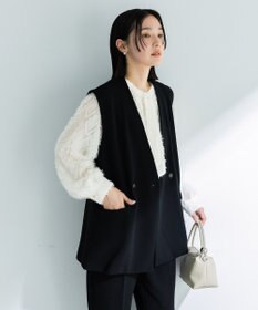 Green Parks Ｏ．洗えてストレッチ　Ｗボタンベスト