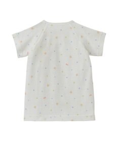 MIKI HOUSE HOT BISCUITS 【50-60cm】 メッシュ素材 総柄短肌着