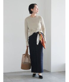 Te chichi チャーム付きワッフルニットプルオーバー