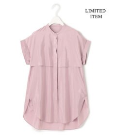 ICB 【洗える】ヌーディスローン  バンドカラーブラウス