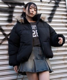 WEGO 3WAYファーフードパファーブルゾン