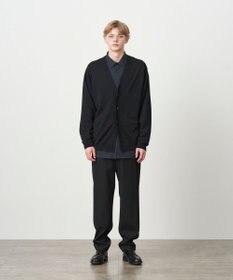 ATON WOOSTED WOOL | オーバーサイズカーディガン - UNISEX