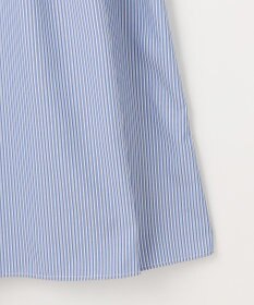 Feroux 【洗える】パールボタンストライプ シャツワンピース