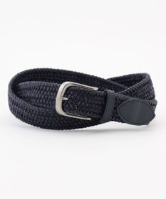 JOSEPH ABBOUD 【キングサイズ・イタリア素材・ストレッチ・日本製】レザーメランジストレッチベルト