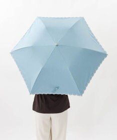 AURORA 【 BLAO（ブラオ）】サマーシールド ボーラー刺しゅう晴雨兼用傘(折りたたみ傘)