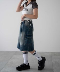 WEGO ドロストカーゴハーフパンツ