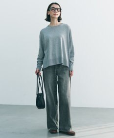 UNFILO 【UNFILO DENIM/新色追加】撥水ストレッチ ルーズワイドデニム