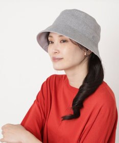 MOONBAT FURLA(フルラ)ツイードダウン ハット 帽子 UVカット サイズ調整 日本製