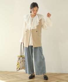 Green Parks Ｏ．洗えてストレッチ　Ｗボタンベスト