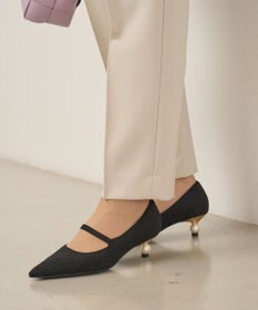 steppi 【洗える/撥水】パールヒール パンプス