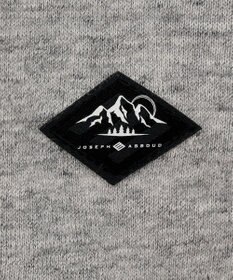 JOSEPH ABBOUD MOUNTAIN 【UNISEX】OGパイルエンブロイダイリー パーカー