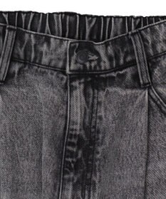 WEGO 【ユニセックス着用ITEM/SMLサイズ展開】ルーズテーパードデニムパンツ