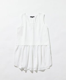 23区 L 【Lサイズ限定/好評につき新色追加】ナチュラルコットンベア タンクトップ