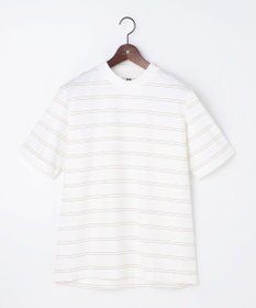 JOSEPH ABBOUD 【エコ素材和紙使用・日本素材を日本縫製 ・軽量・通気性】和紙フライスボーダーＴシャツ