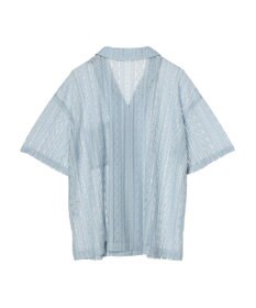 earth music&ecology フラワーレースシャツ