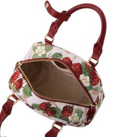 Maison de FLEUR いちごゴブラン2Wayボストンバッグ