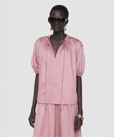 JOSEPH コットンサティーンブラウス　NADOR