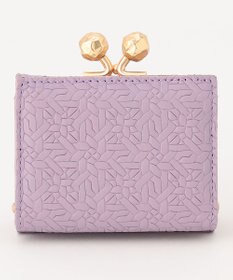 UNBILLION perche 抗菌レザー型押し外がまミニウォレット