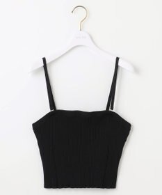 ANY SIS 【洗える】ニットリブ ビスチェ