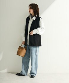 Green Parks Ｏ．洗えてストレッチ　Ｗボタンベスト