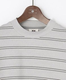 JOSEPH ABBOUD 【エコ素材和紙使用・日本素材を日本縫製 ・軽量・通気性】和紙フライスボーダーＴシャツ