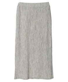 Green Parks メランジプリーツＩラインスカート
