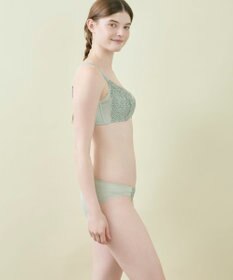 une nana cool MADE WITH LIBERTY FABRIC さあわたし レース 脇高ブラジャー