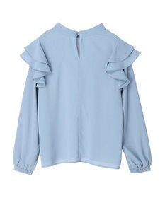 earth music&ecology フリルスリーブブラウス