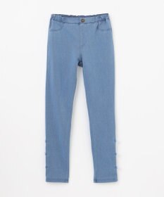 ANY KIDS カットデニム ガーリーパンツ