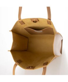 UNBILLION cachecache WEB限定シンセティックレザーフロントポケットトート