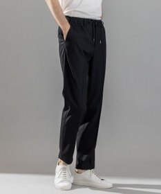 JOSEPH HOMME 【ストレッチ/ウエストゴム仕様】キャリーマンストレッチ ドロスト付ストレートパンツ / HOVE