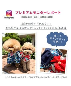 PET PARADISE 犬の服 夏 犬服 浴衣  矢絣柄 兵児帯 【小型犬】