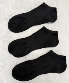 WEGO 3Pムジショートソックス