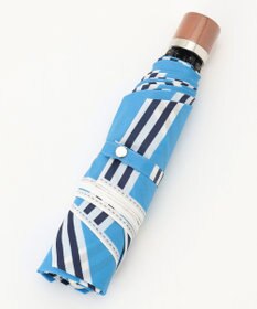 MOONBAT POLO RALPH LAUREN (ポロ ラルフローレン)折りたたみ傘 ワンポイント ストライプ 75デニール 日本製