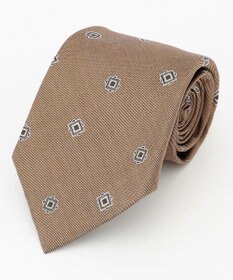 J.PRESS MEN スパンシルク小紋柄ネクタイ