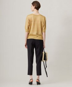 ICB L 【洗える】ウール2WAYストレッチ ドロストパンツ